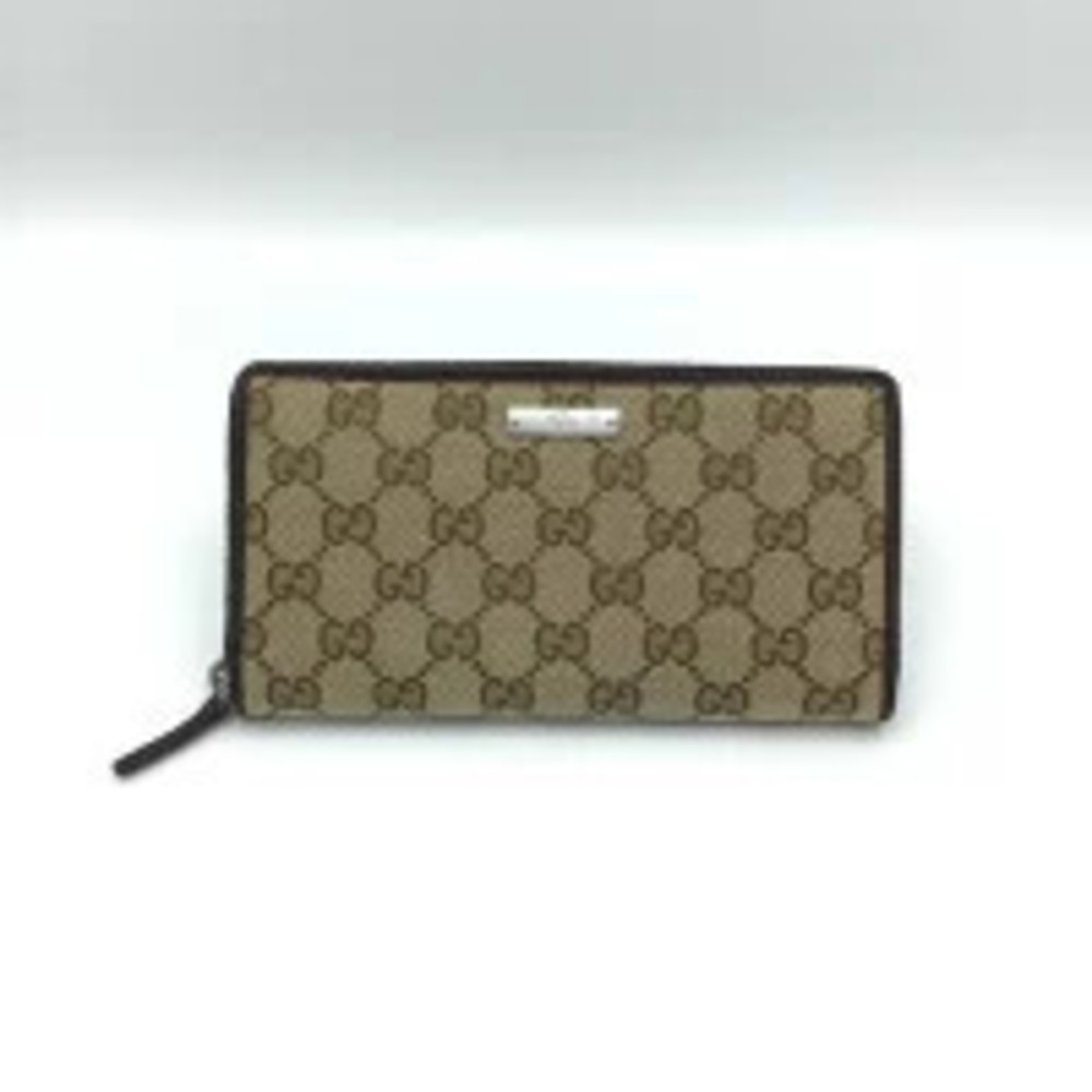 Gucci Long Round Wallet Zipper Black